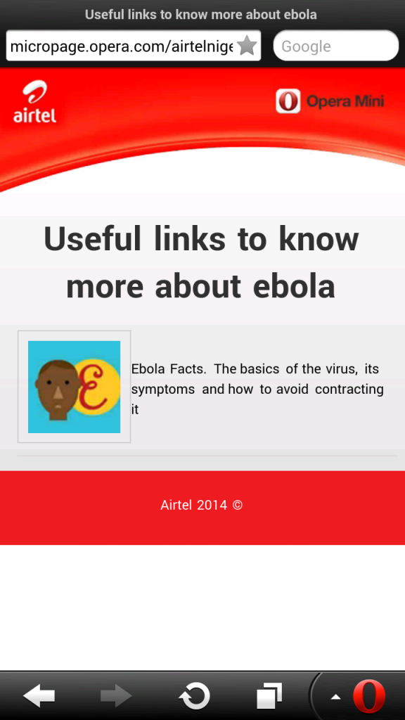ebola info