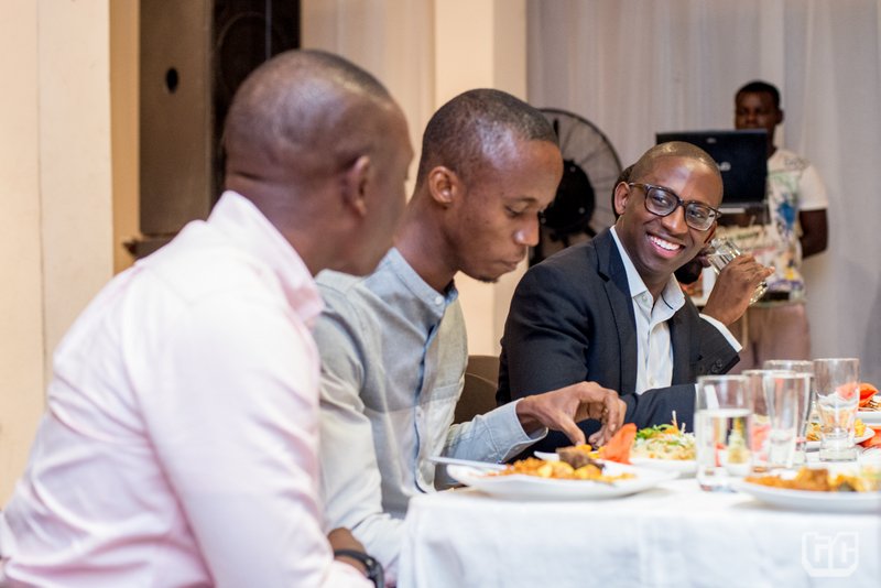 Left to right: Tunde Kehinde, Opeyemi Awoyemi and Bankole Cardoso at TechCabal Sessions, July 2014