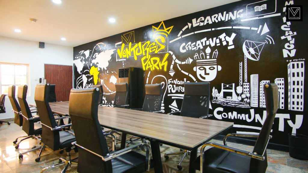 A shared workspace at the new Ventures Park campus. Image credit: Supplied