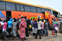 Passengers onboarding an intercity bus in Nigeria. Image credit: Nairametrics