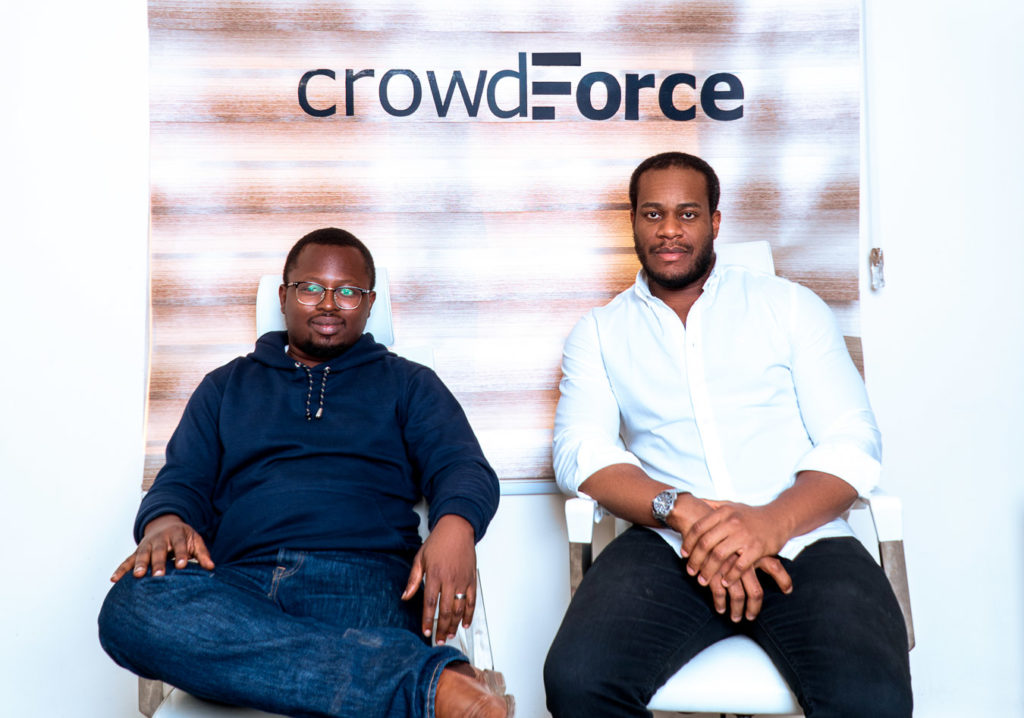 CrowdForce co-founders, CEO Oluwatomi Ayorinde (left) and COO Damilola Ayorinde. Image credit: CrowdForce