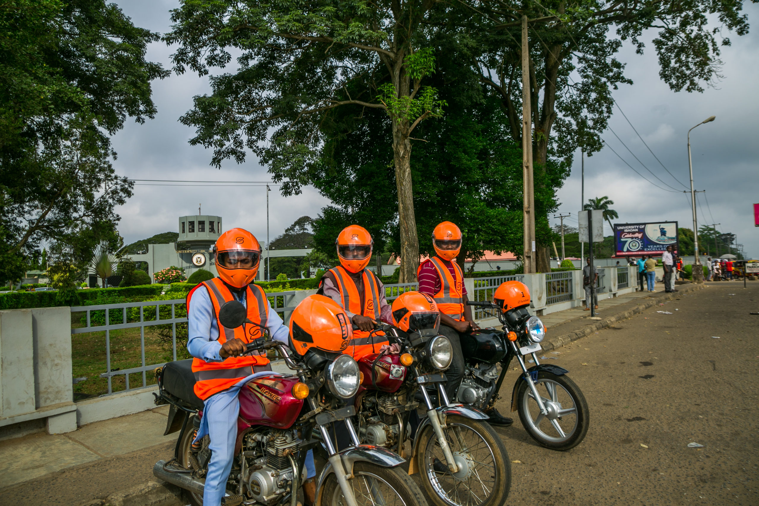 SafeBoda's motorocycle riders