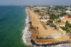 A picture of Togo's coastline