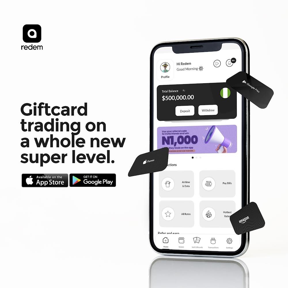 REDEM; SELL GIFT CARD INSTANLY IN NIGERIA AND GHANA