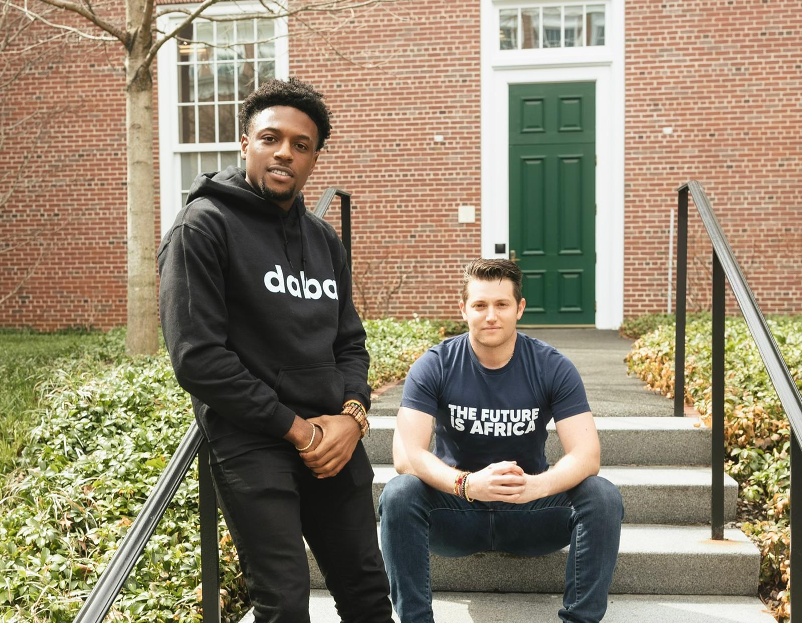 Boum III Jr (left) and Anthony Miclet, co-founders of daba. Image credit: Supplied.