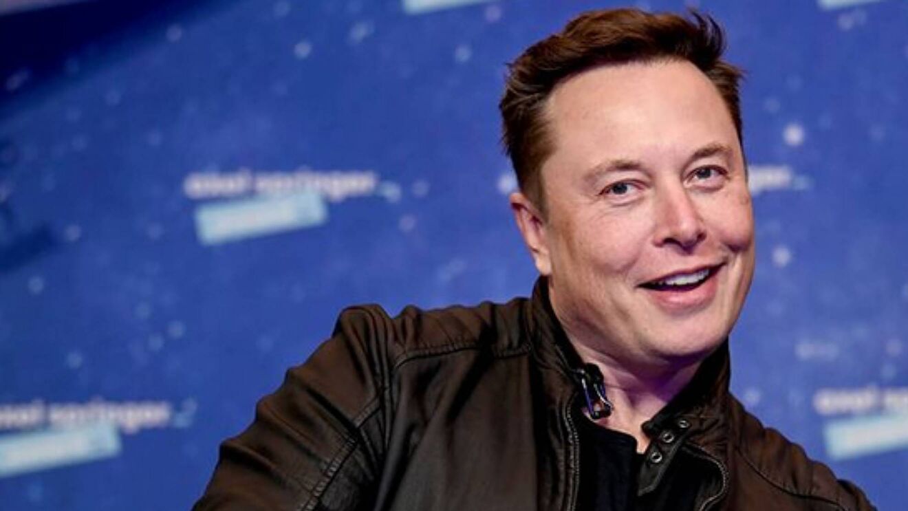 Elon Musk being happy