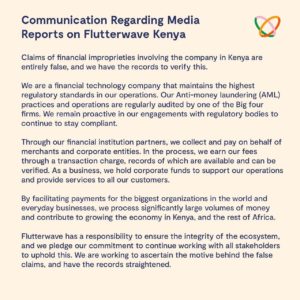 👨🏿‍🚀 TechCabal Daily – Flutterwave responds