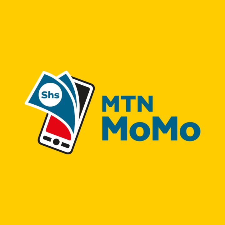 MTN momo uganda on yellow background