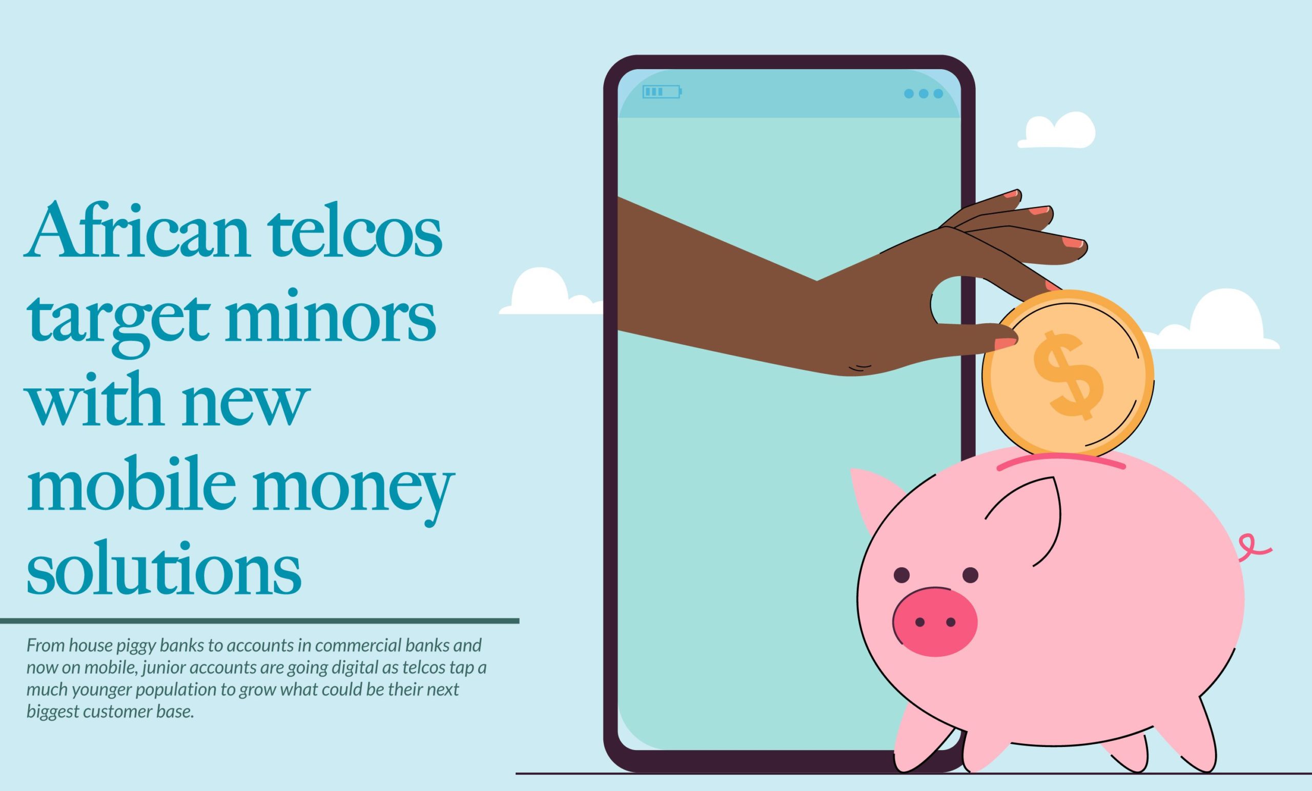 african telcos mobile money minors
