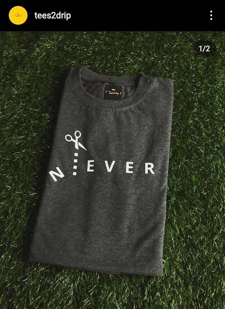 branding and packaging never give up shirt