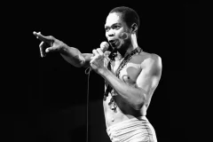 Image of Fela singing. How would Fela feel about voice cloning with AI?