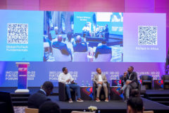 Snapshot of Pascal Musicara, Kizito Okechukwu and Olugbenga Agboola at Inclusive Fintech Forum