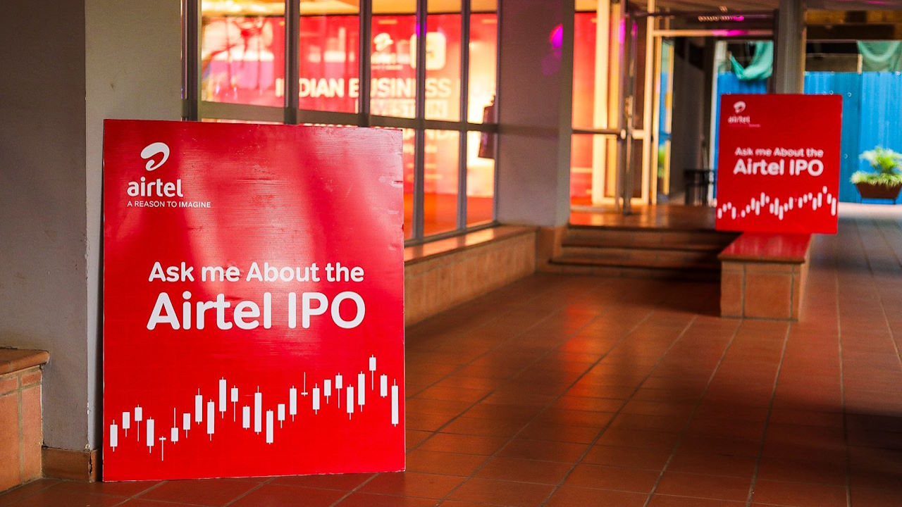 Airtel IPO teardrop