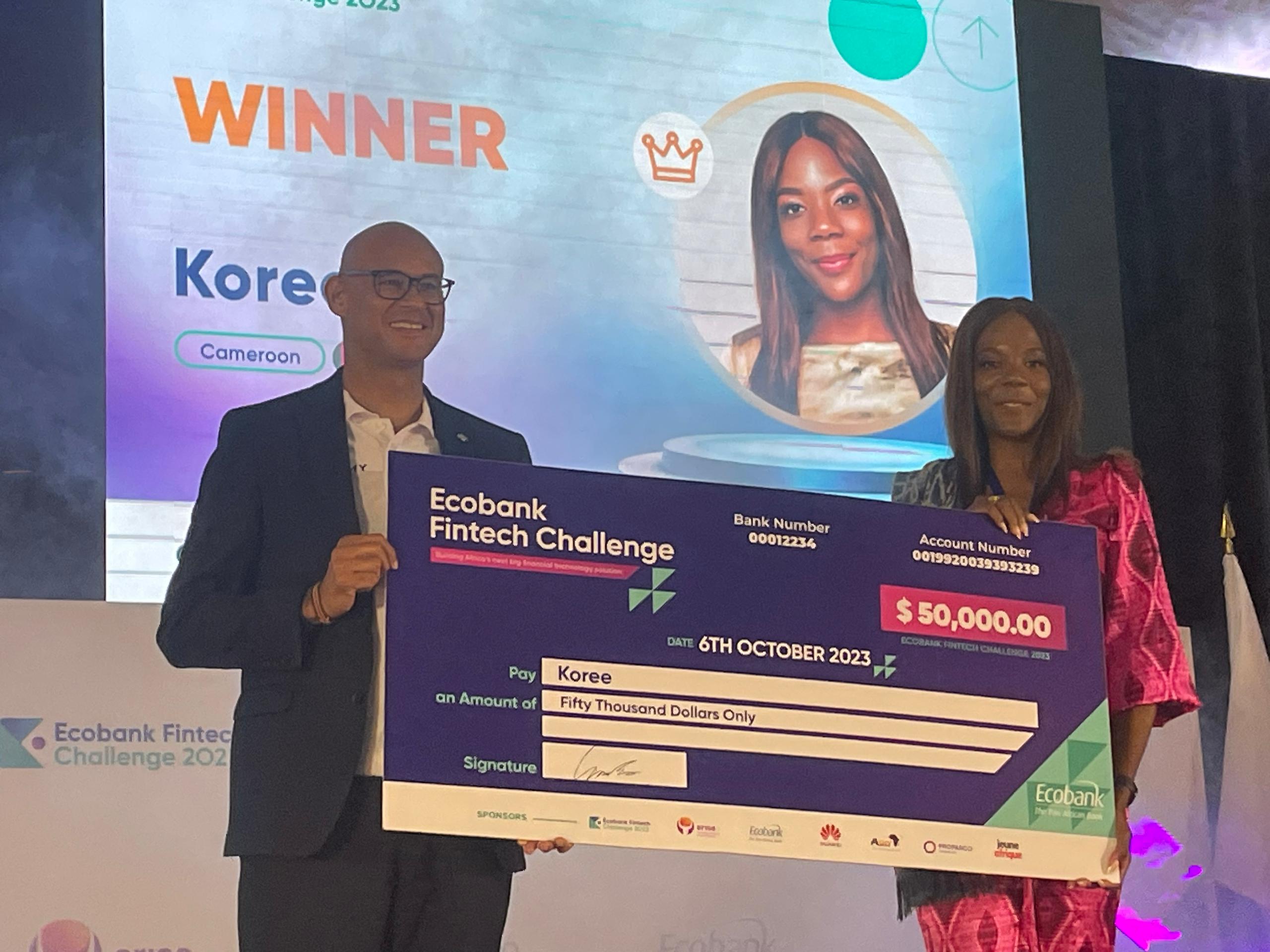 Koree wins at Ecobank's challenge