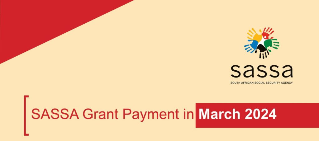 March 2024 SRD SASSA grant payment dates SASSA logo on nice HD coloured background.