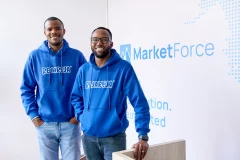 MarketForce cofounders Tesh Mbaabu and Mesongo Sibuti