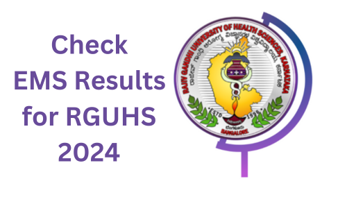 Check new EMS results for RGUHS 2024