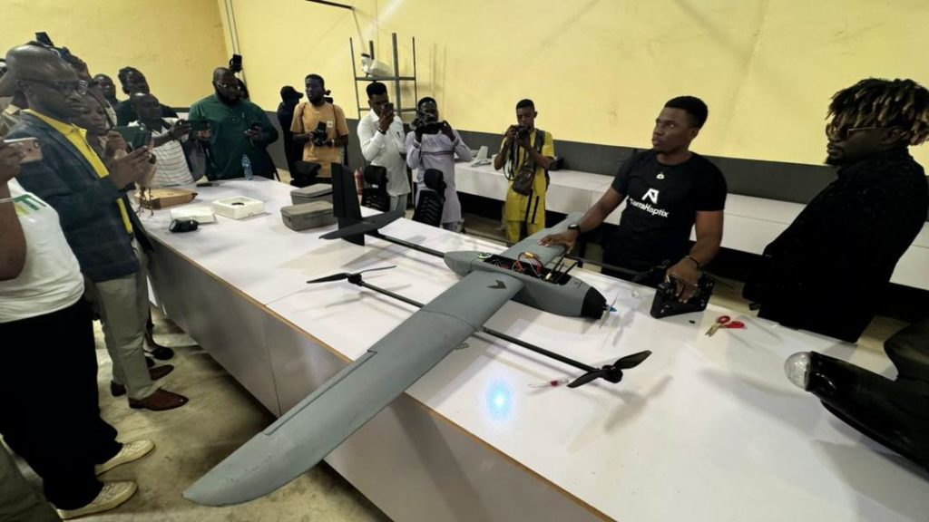 Robotics startup TerraHaptix's Archer drone