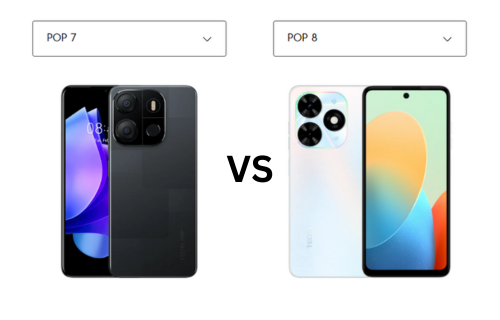 Picture of Tecno Pop 7 vs. Tecno Pop 8