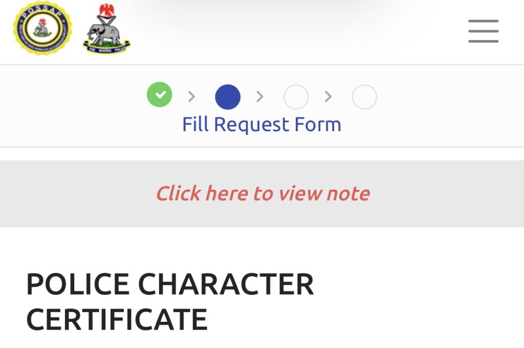 How to obtain Nigeria Police character report online in 2024