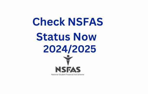 3 new ways for NSFAS status check using ID number 2024 with nsfas logo on hd background