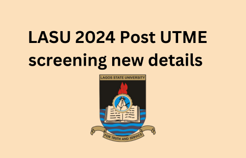 New LASU Post UTME and admission 2024 official guidelines with LASU logo