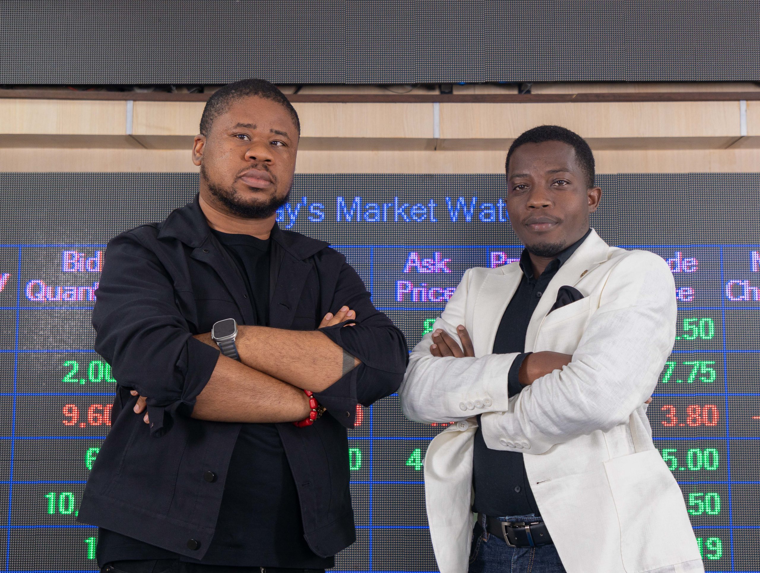 Michael Okoh and Chike Ononye, Co-founder of Thepeer. Image Source: Google