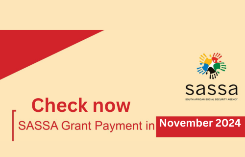 SASSA November payment dates and modalities for 2024 with SASSA logo  and more. 