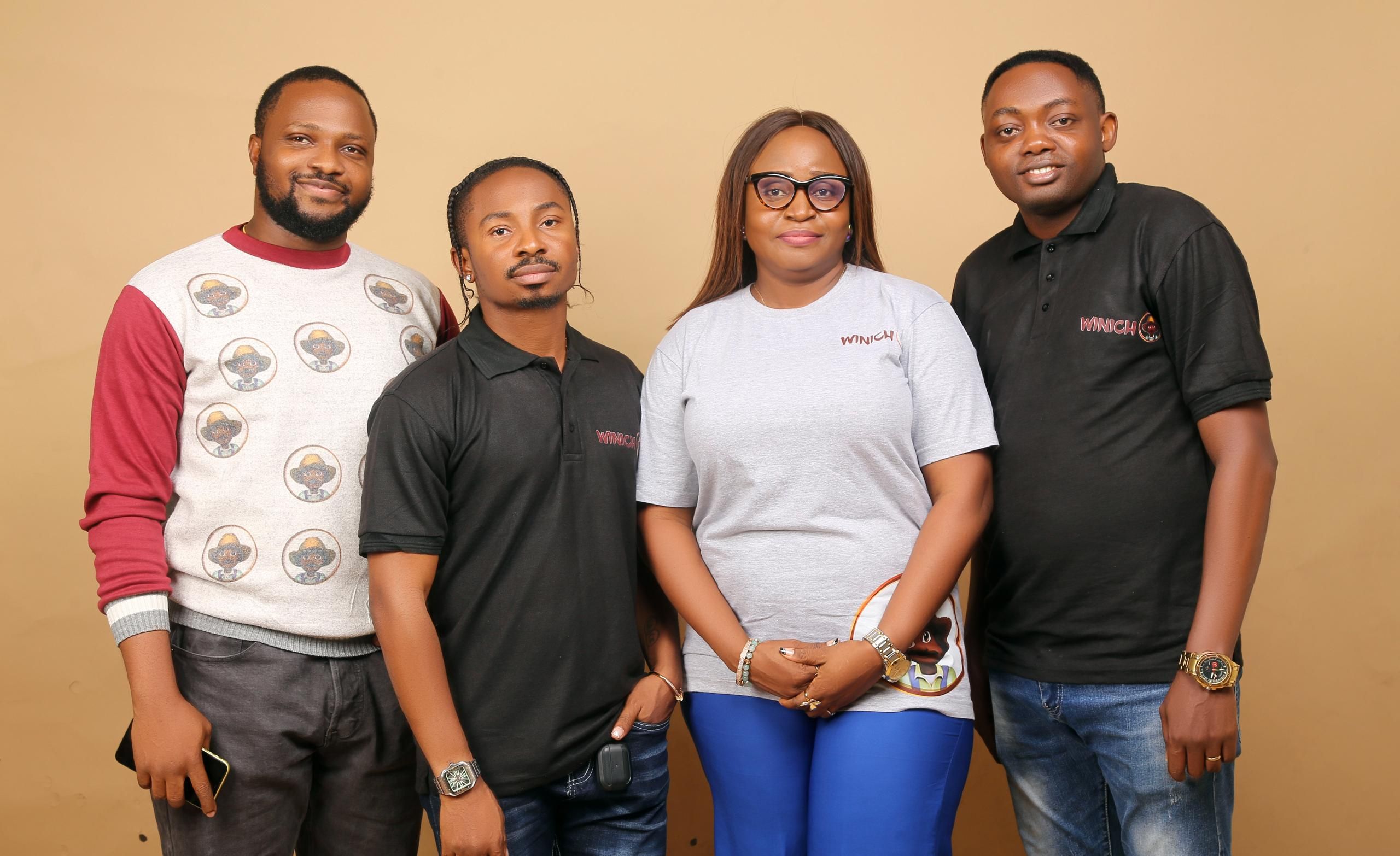 From L–R: CEO Riches Attai, COO Winner Attai, and CTO Chichebem Jibunoh/Winich Farms team