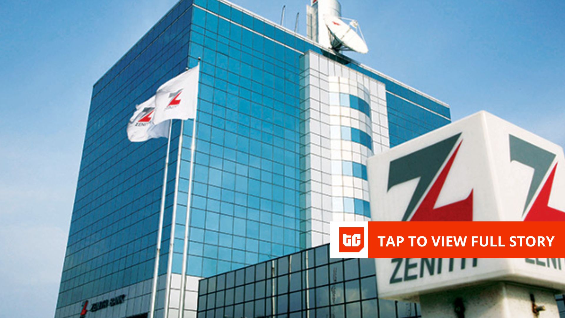 Zenith Bank raises pay by 20% for nearly 10,000 employees to keep in step with tier-1 banks 