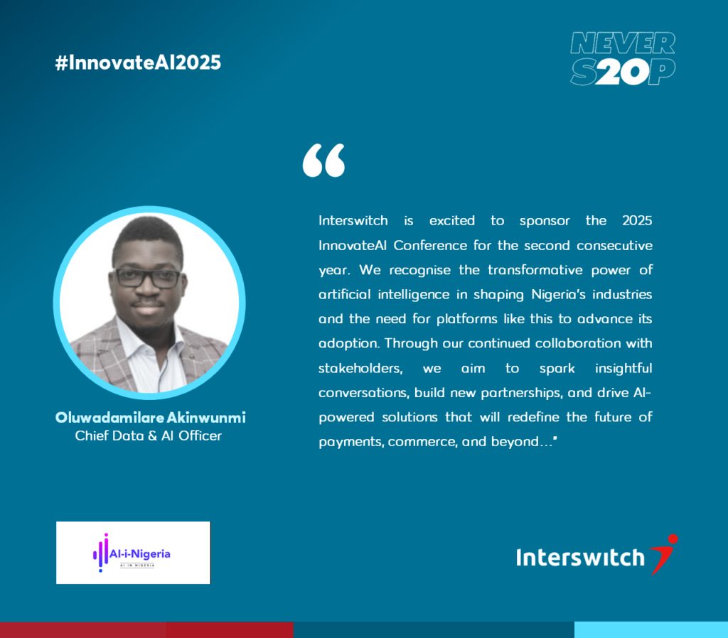 Interswitch Champions AI Innovation as Platinum Sponsor of InnovateAI Conference Lagos 2025