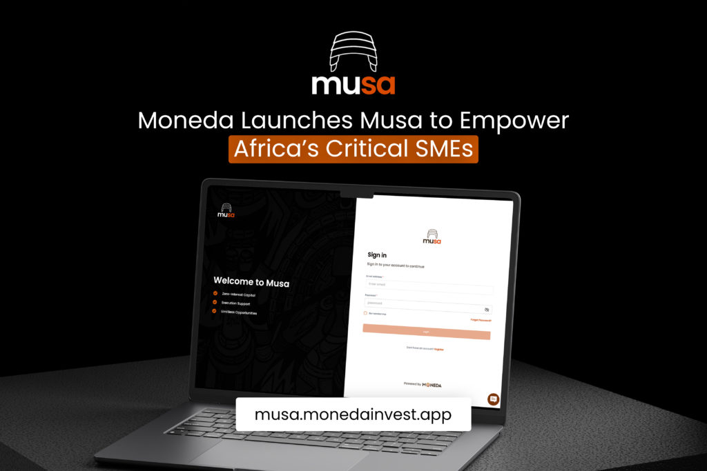 Moneda Launches Musa: A digital platform providing dynamic credit to Africa’s Critical SMEs (CSMEs)