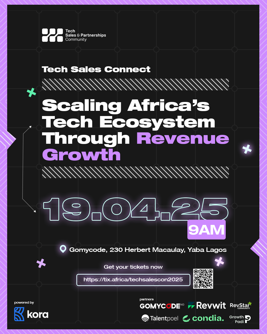 Tech Sales Conference flyer