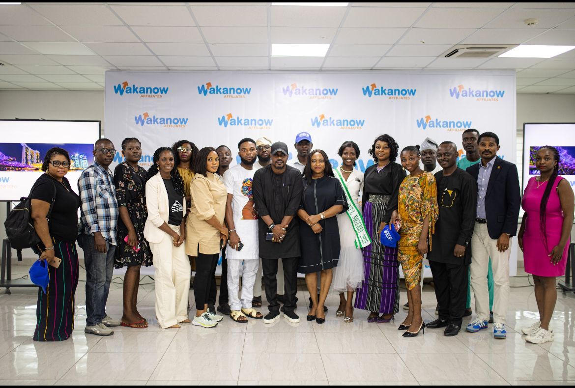 Participants and Representatives of Wakanow Nigeria in a Group Photograph at the Wakanow Affiliate Forum, Sell Travel and Become a Millionaire held on Friday, April 25, 2025, at the Nigerian-British Chamber of Commerce, Lekki Phase 1, Lagos