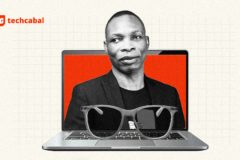 A stylised photo of Opeoluwa Akinola who, through his training school, empowers people with disabilities to live full lives