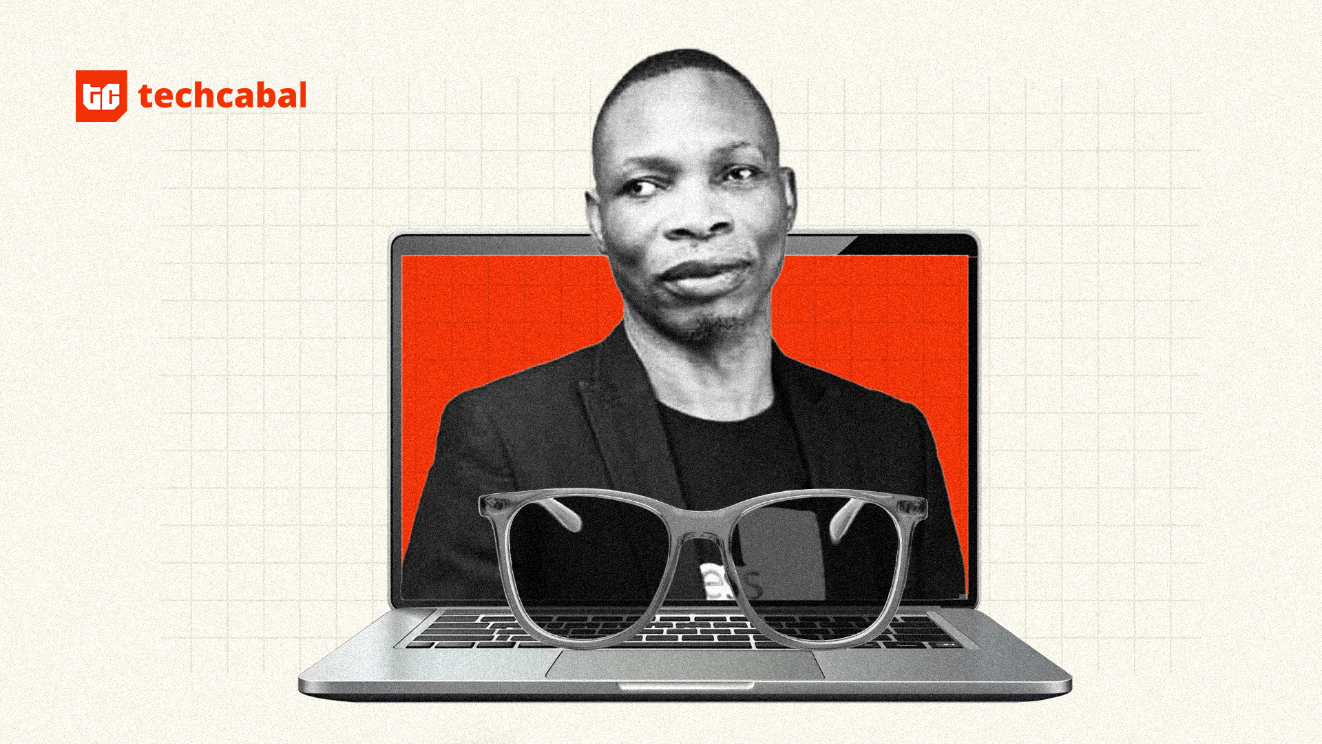 A stylised photo of Opeoluwa Akinola who, through his training school, empowers people with disabilities to live full lives