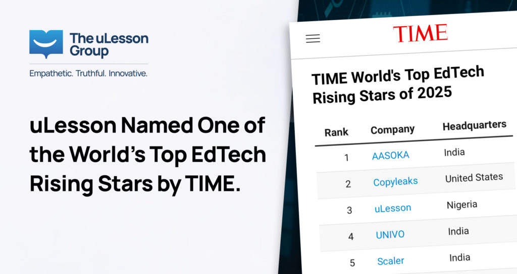 uLesson Named One of the World’s Top EdTech Rising Stars by TIME
