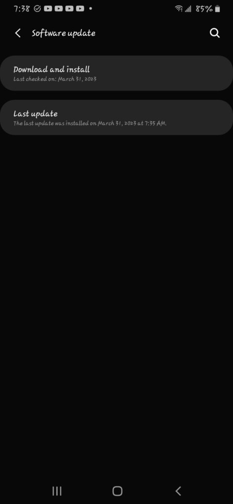 how to update my phone - android