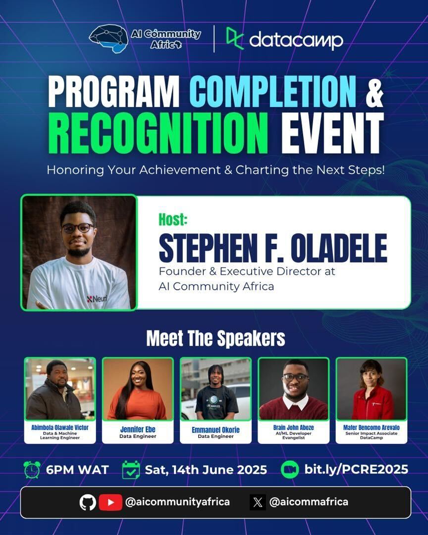 AI Community Africa graduates its biggest Data Talent cohort yet, celebrates top learners and opens a new scholarship window