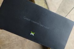Zerocard's crypto card came in a matte-black sleeve