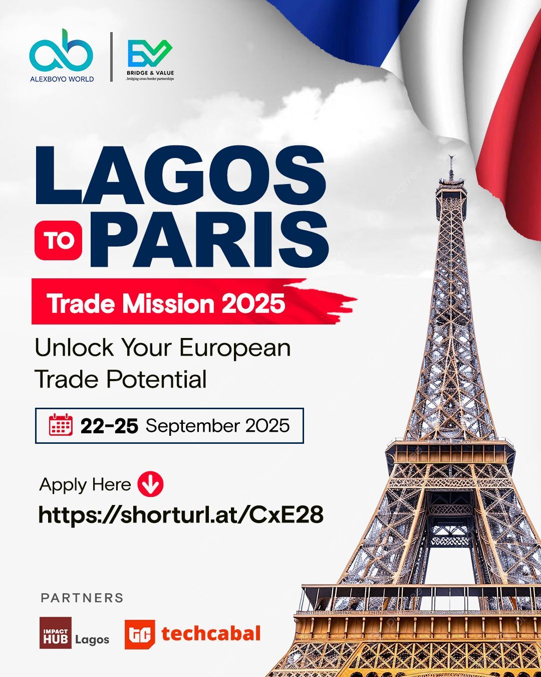 Bridge and Value and AlexBoyo World (ABW) announces Bespoke Trade Mission to Paris for Nigerian businesses 