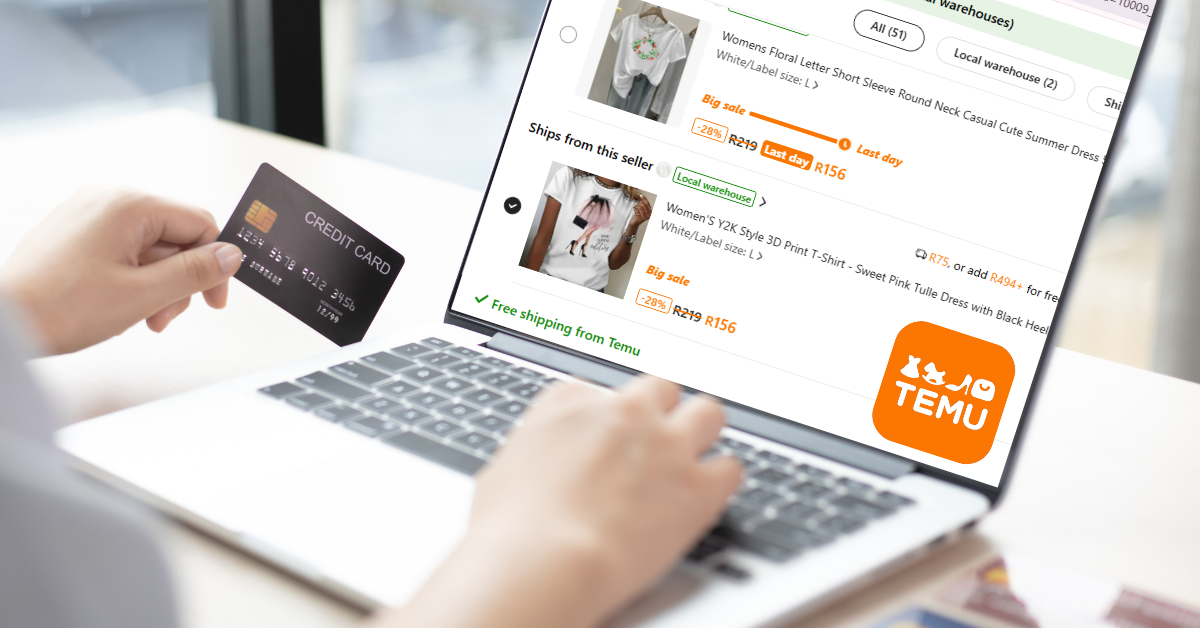 Temu’s local warehousing in South Africa cuts costs on select items