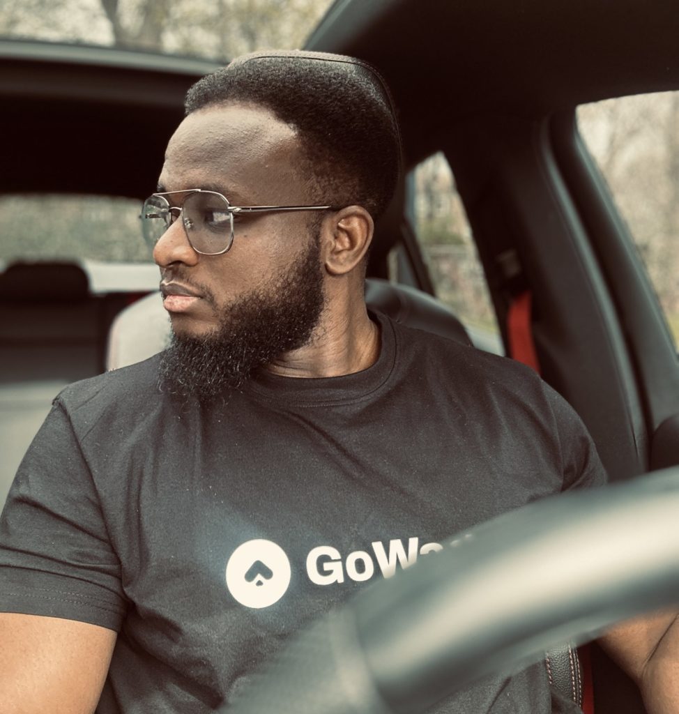 Fakorede driving in New Jersey, 2024