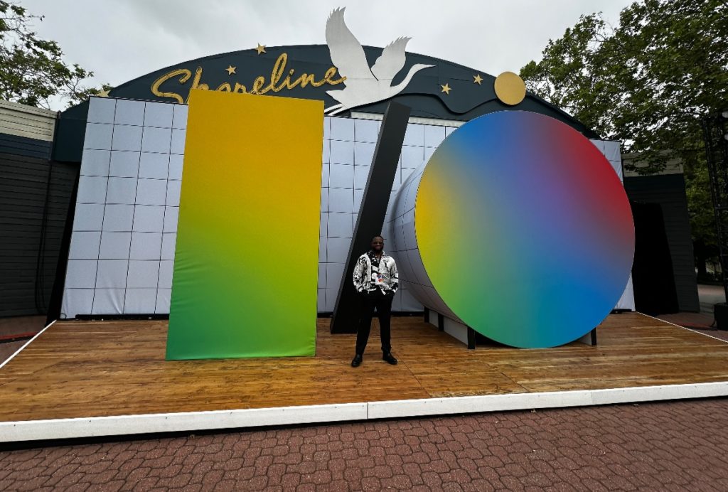 Fakorede at Google’s I/O event, 2024