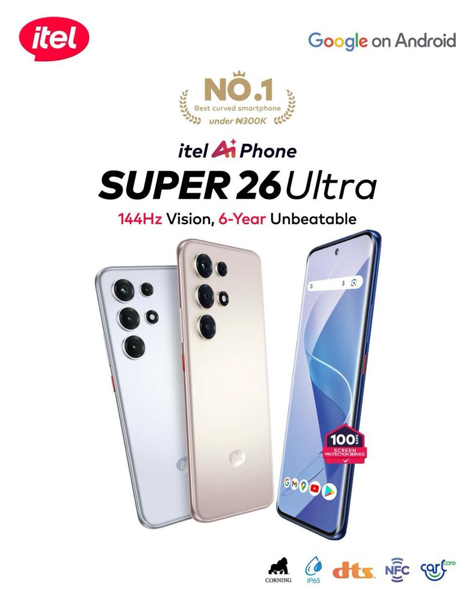 itel launches durable curved display smartphone SUPER 26 Ultra: A breakthrough of an unbeatable performance and accessible AI for the masses