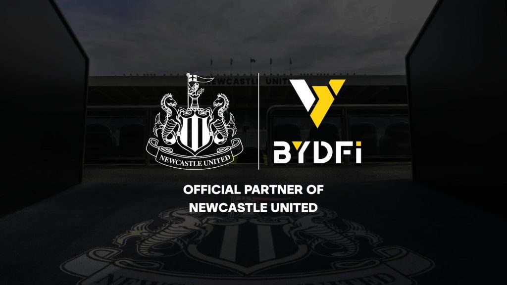 Newcastle united announce multi-year partnership with BYDFi