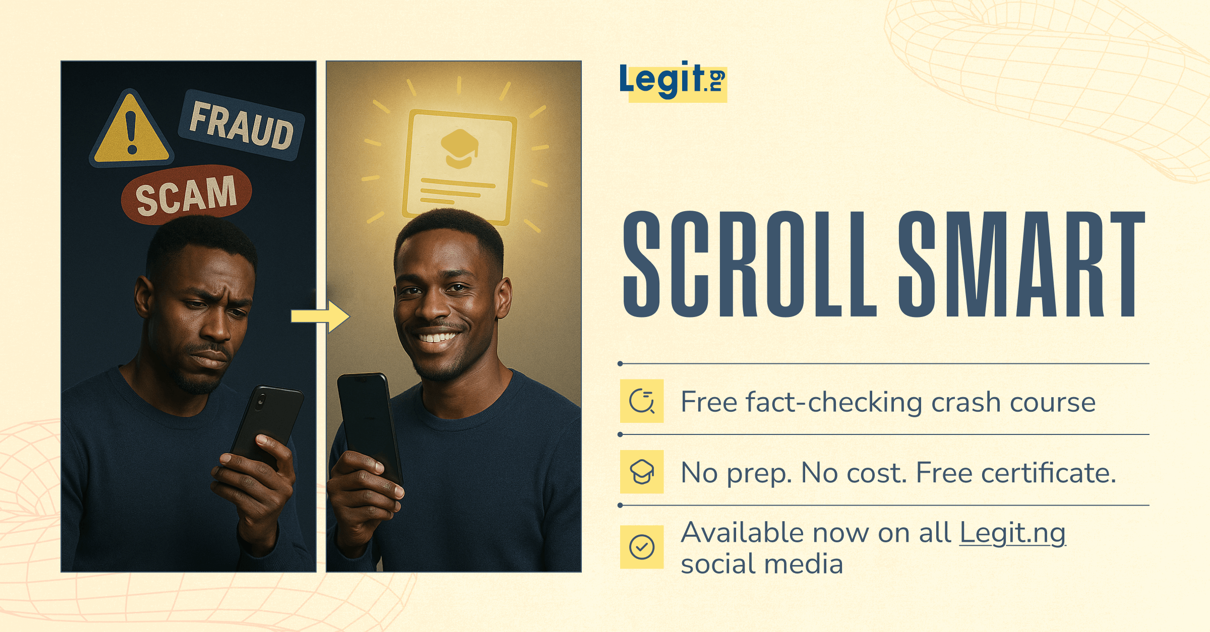 Swipe Smarter: Legit.ng launches free fact-checking course to clean up your feed