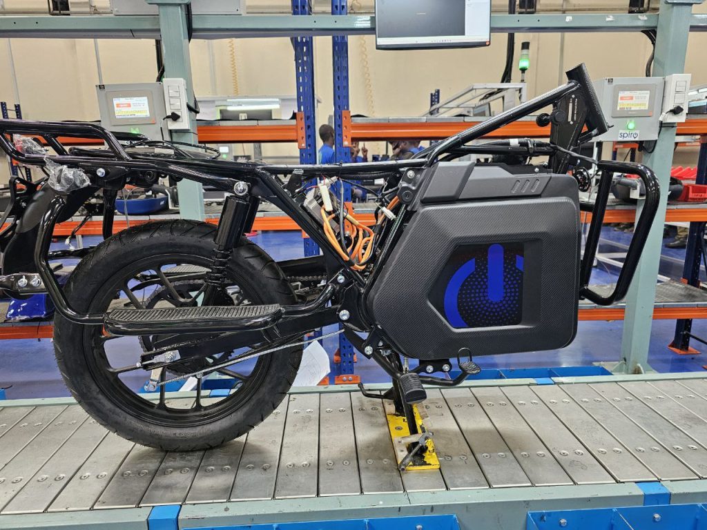 Battery installation at Spiro