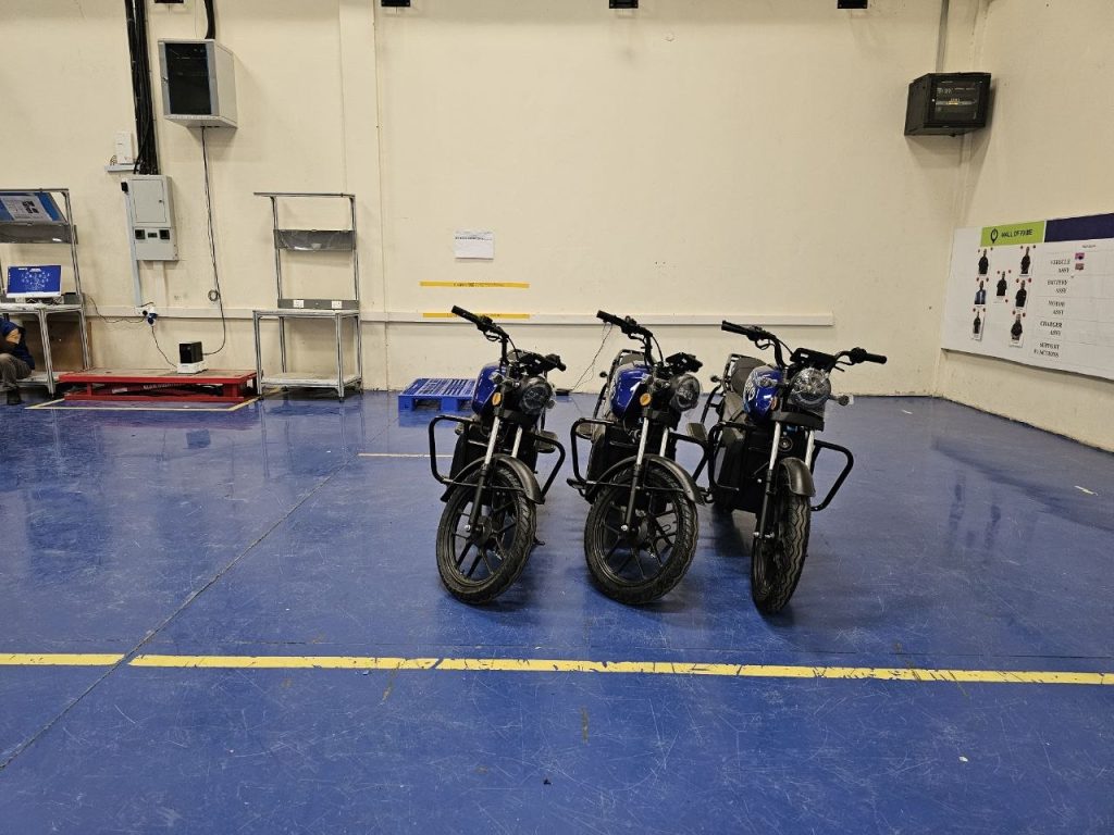 Testing electric bikes at Spiro