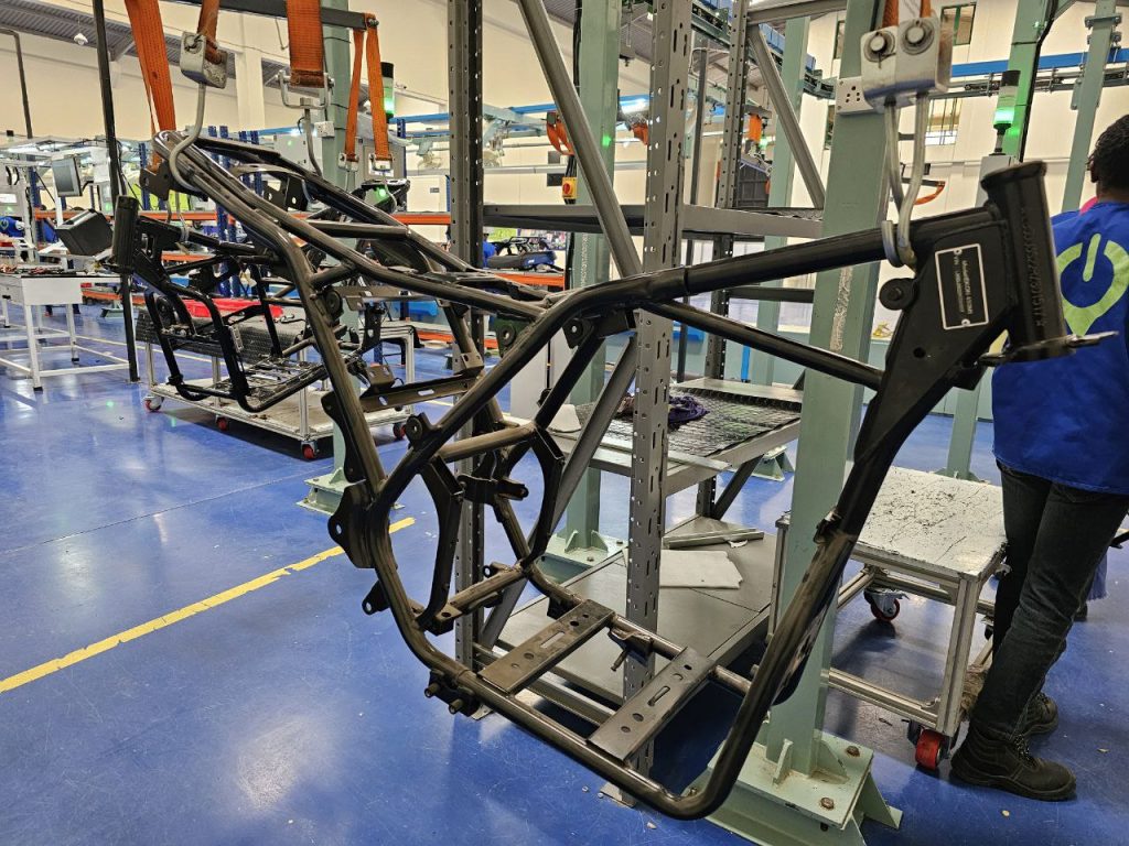 Spiro bike frame assembly